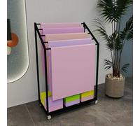 asdchZen Yoga Mat Holder Rolling Yoga Mat Storage Basket, Metal Yoga Mat Organizer Rack Floor Standing, 5 Layers Yoga Mat Holder For Yoga Studio, Dumbbell Rack,Black