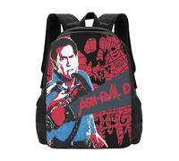 ASDCTYTKO Ash Vs. Evil Dead Unisex Bags Student Bag Backpack Ash Vs Evil Army Darkness Williams Bruce Campbell Deadites festival gift