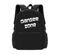 ASDCTYTKO Danger Zone 3d Print Backpack Student Bag Fx Danger Zone Geeky Nerd festival gift