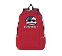 ASDCTYTKO Democracy Simple and stylish backpack Canvas backpack Student festival gift