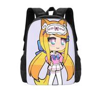 ASDCTYTKO Gacha Life Senpaibuns School Bag Big Capacity Backpack Laptop Gachaverse Gachaworld Anime Manga Lunime Mike Bloxburg Game festival gift