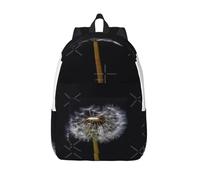 ASDCTYTKO Make A Wish Dandelion Ivanhoe Victoria Australia Simple and stylish backpack Canvas backpack Female bags festival gift