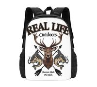 ASDCTYTKO Real Life Outdoors Large Capacity School Backpack Laptop Bags festival gift