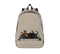 ASDCTYTKO Six Of Crows Simple and stylish backpack Canvas backpack Travel backpack festival gift