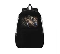 ASDCTYTKO Spotted Hyena In Shadows Simple and stylish backpack Canvas backpack Backpack women festival gift