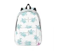 ASDCTYTKO Turtle Mania White Simple and stylish backpack Canvas backpack Bags festival gift