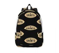 ASDCTYTKO VintageFootballShape-NewOrleansSaints(GoldSaintsWordmark) Simple and stylish backpack Canvas backpack Bag festival gift