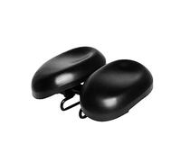 ASDFA Noseless Adjustable Bike Saddles Padded Ergonomic Dual Pad Bicycle Saddle