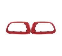 ASDFGHJK KANGYEBAIHUODIAN 2Pcs Front Left Right Bumper Lower Center Grill Side Grilles Cover Trim Fit For Citroen C5 Aircross 2017-2021 (Color : Red)