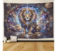 ASDFGHJKLZA Leo Zodiac 3D Print Wall Hanging Decor Tapestry Wall Art Decor Celestial Tapestries Poster Home Decoration Bedroom Dorm 150cmx200cm