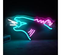 ASDGGBL Monster Neon Sign, Dinosaur Neon Sign for Wall Decor, Dimmable & Powered by USB Neon Lights for Bedroom Bar Man Cave Game Room Wall Art Decor Boys Birthday Party Gifts 17 * 9 inch