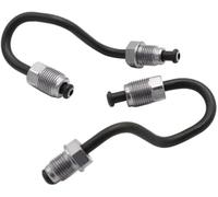 ASDGH 1 Pair Rear Brake Pipes Car Brake Hoses Line Pipe 1K0611763E 1K0611763F 1K0611764L 1K0611764M, for VW, for Golf, Mk5 Mk6, for, A3 TT, for Touran Rear Brake Hose