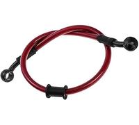 ASDGH 120cm Motorcycle Oil Hose Motorbike Brake Clutch Oil Hose Universal Motor Braided Steel Brake Pipe Line Hydraulic Reinforced Brake Clutch Tube Rear Brake Hose(Red 120cm)