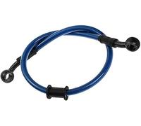 ASDGH 120cm Motorcycle Oil Hose Motorbike Brake Clutch Oil Hose Universal Motor Braided Steel Brake Pipe Line Hydraulic Reinforced Brake Clutch Tube Rear Brake Hose(Blue 90cm)