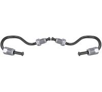 ASDGH 1K0611763E, High Performance 2PCS Rear Brake Line 1K0611763F Rear Brake Pipes, for Vehicle Upgrade Rear Brake Hose
