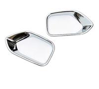 ASDGH 2 Pcs Car Front Fog Lamp Covers Rear Fog Light ABS Chrome Frame Styling, for Subaru, Outback BS 2015-2020 Auto Accessories Fog Light Trim Frame(BLACK Rear Fog Lamps)