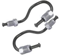ASDGH 2Pcs 100mm Car Brake Hoses Rear Brake Pipes, for VW, for Golf, Mk5 Mk6, for Passat, CC B6, for Beetle, for Touran, for, A3 TT 1K0611763E Rear Brake Hose