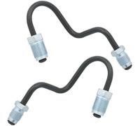 ASDGH 2PCS Car Brake Hoses 100mm Rear Brake Pipes Compatible with VW, for Golf, Mk5 Mk6, for Passat, CC B6, for Beetle, for Touran, for, A3 TT 1K0611763E 1K0611763F Rear Brake Hose