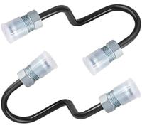 ASDGH 2PCS Car Brake Hoses 100mm Rear Brake Pipes, for VW, for Golf, MK5 MK6, for Passat, CC B6, for Beetle, for Touran, for Skoda, for Superb MK2, for, A3 RS3 TT RS Rear Brake Hose