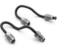 ASDGH 2Pcs Car Brake Hoses 1K0611763E 1K0611763D for VW, for Passat, for Golf, MK5 MK6 AD A3 RS3 TT, for Skoda, for Superb, for Octavia, for Seat, Altea Toledo Rear Brake Hose