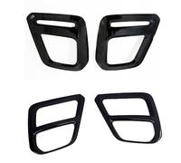 ASDGH 2PCS Car Front Fog Light ABS Cover Trim Fog Lamp Decor Frame, for Subaru, for Forester, SK 2019-2021 Auto Exterior Accessories Fog Light Trim Frame(BLACK Hybrid Version)