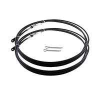 ASDGH 2pcs Marine Boat Outboard Engine Throttle Control Cable, for, 16FT Marine-Grade Wire Harness