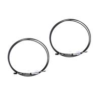 ASDGH 2pcs Marine Boat Outboard Engine Throttle Control Cable, for YAMAHA, Outboards 10 Ft 3 Meter Black Marine-Grade Wire Harness