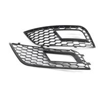 ASDGH 2Pcs Mesh Type Perforated Fog Light Frame Auto Spare Parts, for A4L B9 2013-2015 8K0807681K8K0807682K 8KD80768 Fog Light Trim Frame(BLACK Black)
