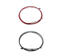 ASDGH 2x 15Ft Boat Marine Throttle Shift Control Cable, for YAMAHA, Outboard Red Black Marine-Grade Wire Harness