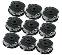 ASDGH 4/6/9 Pack Strimmer Trimmer Spool Line Cutting Line 4m, for Art 23SL 26SL, for Qualcast CLGT2425A, for Ryobi, RLT36 RLT36B RLT36C33 (6) Garden Trimmer Spool(BLACK 9)