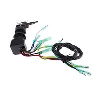 ASDGH Boat Outboard Motors Engine Key Ignition Switch Assembly Black Boat Ignition Switch