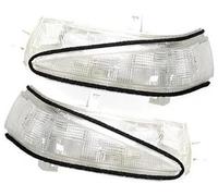 ASDGH Car LED Rearview Mirror Lights Side Turn Signal Lamp, for Civic, FA1 FD1 FD2 2006 2007 2008 2009 2010 2011(left Car Wing Mirror Indicator Light(BLACK Left and Right)