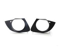ASDGH Car Parts Auto Vehicle Front Bumper Fog Light Frame For E66 2006-2008 51117142179 51117142180 Fog Light Trim Frame(BLACK 1 Pair)