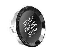 ASDGH Car Styling Engine Start Stop Switch Button Sticker, for BMW, for 3 Series G20 G21 X5 G05 X7 G07 8 Series G14 G16 G29 Engine Start/Stop Button(Silver Black)
