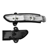 ASDGH For Mercedes-Benz, CL CLS S E-Class W219 W211 Mirror Indicator Side Light Rearview Turn Signal Lamp A2198200621 Car Wing Mirror Indicator Light(Black Front Right)
