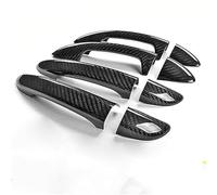 ASDGH For Passat, CC B6 B7 3c B7.5 7.5 Sedan Varian Chrome Carbon Fiber Car Door Handle Cover Trim Car Styling Accessories Car Door Handle Cover(BLACK Black)