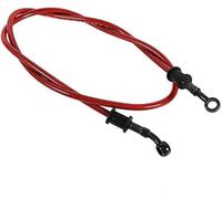 ASDGH Motorcycle Oil Hose 50cm -120cm Brake Clutch Oil Hoses Line Pipe, for Motorcycle, Pit Dirt Bike Enduro Motocross Street Bikes (600mm-Red), for 50cm Brake Hose 125cc Brake Hose Rear Brake Hose