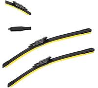 ASDGH Quality Car Wiper Blade， for Jaguar， XJ X351 24"+19" 2009-2016 Front Window Washer Windscreen Windshield Wipers Blades Accessories Perfect， for windshields (Color : Type A 2419， Size : RIGHT WH
