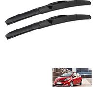 ASDGH Quality Car Wiper Blade, for Toyota, Yaris Japanese 24"+14" 2006-2011 Front Window Washer Windscreen Windshield Wiper Blades Accessories Perfect, for windshields (Color : RIGHT WHEEL DRIVER) Rea