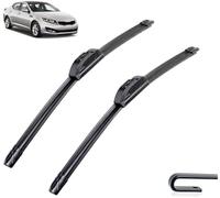 ASDGH Quality Car Wiper, for Kia, OPTIMA K5 26"+18" 2016-2019 Front Window Washer Windscreen Windshield Wipers Blades Accessories Perfect, for windshields (Color : LEFT WHEEL DRIVER) Rear Windscreen W