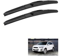 ASDGH Quality Car Wiper， for Mitsubishi， ASX 24"+21" 2010-2017 Front Window Washer Windscreen Windshield Wipers Blades Accessories Perfect， for windshields (Color : RIGHT WHEEL DRIVER) Rear Windscreen