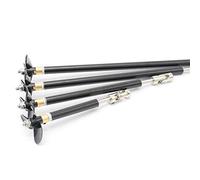 ASDGH RC Boat Drive Shaft, Rc Model Boat Shaft Kit High Speed 4mm Boat Shaft Drive Shaft + 3 Blades Propeller + Universal Joint, For DIY Rc Boat Spare Part(L10cm Motor 3.18mm)