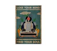 ASDGHIAWEUWQ Dj Lose Your Mind Find Your Soul Poster Modern, Retro Art Aesthetics Canvas Painting Art Poster Cover Wall 16x24inch(40x60cm) Unframe-style