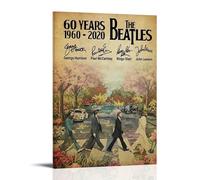 ASDGHIAWEUWQ Erik The Beatles Abbey Road Poster Modern, Retro Art Aesthetics Canvas Painting Art Poster Cover Wall 12x18inch(30x45cm) Frame-style