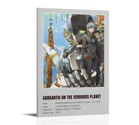 ASDGHIAWEUWQ Gargantia on The Verdurous Planet Poster Modern, Retro Art Aesthetics Canvas Painting Art Poster Cover Wall 16x24inch(40x60cm) Frame-style