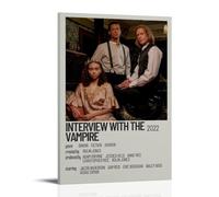 ASDGHIAWEUWQ Interview with The Vampire Poster Modern, Retro Art Aesthetics Canvas Painting Art Poster Cover Wall 12x18inch(30x45cm) Frame-style