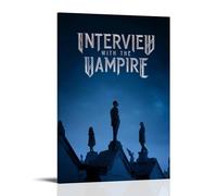ASDGHIAWEUWQ Interview with The Vampire Poster Modern, Retro Art Aesthetics Canvas Painting Art Poster Cover Wall 08x12inch(20x30cm) Frame-style