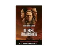 ASDGHIAWEUWQ Killers Of The Flower Moon Poster Modern, Retro Art Aesthetics Canvas Painting Art Poster Cover Wall 16x24inch(40x60cm) Unframe-style