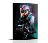 ASDGHIAWEUWQ Lewis Hamilton Poster Modern, Retro Art Aesthetics Canvas Painting Art Poster Cover Wall 16x24inch(40x60cm) Frame-style