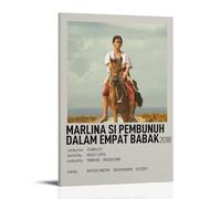 ASDGHIAWEUWQ Marlina The Murderer in Four Acts Poster Modern, Retro Art Aesthetics Canvas Painting Art Poster Cover Wall 20x30inch(50x75cm) Frame-style